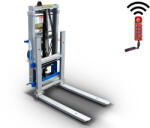 Graecus Stivuitor pentru tractor cu telecomanda, conectare hidraulica sau priza de putere, capacitate 800 kg, inaltime 250 cm, CLARK800 DUPLEX250-RC (10000576)