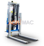 Graecus Stivuitor pentru tractor, conectare hidraulica sau priza de putere, capacitate 800 kg, inaltime 180 cm, CLARK800 DUPLEX180 (10000569)