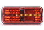 WAS Lampa LED multifunctionala spate, tripla cu 5 functii, 12 24V, 20.05 x 8.53cm, semnalizare dinamica (1374 DD L/P)