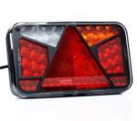 Fristom Lampa semnalizare, stop, tripla LED, cu triunghi, 24 x 14cm, 12 24V, 7 functii (FT-370 P NT LED)