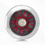 Fristom Lampa semnalizare, tripla multifunctionala, rotunda, 15.5cm, cu 3 functii ceata, marsarier, pozitie, 12 24V (FT-314 LED CHROME)