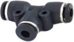 KAMAR Teu rapid din plastic, racord tip T, 6 mm pentru sisteme pneumatice auto (P3106)