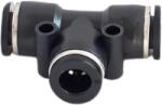 KAMAR Teu rapid din plastic, racord tip T, 10 mm pentru sisteme pneumatice auto (P3110)