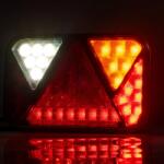 Fristom Lampa semnalizare, stop, tripla LED, cu triunghi si mufa baioneta 5pini, 20 x 13cm, canbus, 12V (FT-270 P TB LED O COF BAJONET)