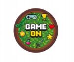 GoDan Game On papírtányér 18 cm 6 db-os - zöld, Game On kollekció