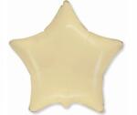 Flexmetal Fólia lufi csillag 18 hüvelyk - pasztell krémszínű, szatén - 1 db