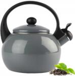 Silesia Emalia Vízforraló Hagyományos Zománcozott Janosik Szürke 2, 2L Síp Indukciós Gáz (5905155014375)