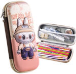 Jelly Pens Gyerek iskolai tolltartó 3D gyerekeknek Labubu könnyű habszivacs (C366)