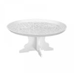 Garibaldi Suport Pentru Tort D30cm. H10cm. Plexiglas Alb Lucios
