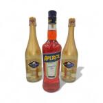Aperol Pachet Spritz: Aperol Si 2 Sticle Vin Spumant Alb Blue Nun Gold 24 K Edition, 2.25L