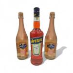 Aperol Pachet Spritz: Aperol Si 2 Sticle Vin Spumant Rose Blue Nun Gold Rose 24 K Edition, 2.25L
