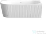 INVENA GLAMOUR struktúrált 170x80 falhoz illeszthető szabadon álló kád, fehér, jobbos AN-02-12P-M (AN-02-12P-M)