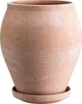 Bergs Potter Ghiveci cu farfurie Delphi, 22 cm, roz (DER22TS)