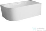INVENA ASTRI 150x75 cm falhoz illeszthető szabadon álló kád, fehér, jobbos AN-03-15P-F (AN-03-15P-F)