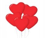  Decomex szív Lufik 28 cm 100 db - pasztell piros