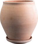 Bergs Potter Ghiveci Delphi cu farfurie, 26 cm, roz (DER26S)