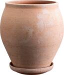 Bergs Potter Ghiveci Delphi cu farfurie, 20 cm, roz (DER20S)