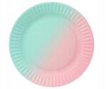 GoDan Papírtányérok ombre Átmérő 18 cm 6 db - ombre szín