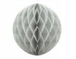 Party Deco Papírgolyó, világos szürke, 20 cm (KB20-091J)