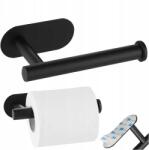 AA Wc-papír Tartó Öntapadós Akasztó Fúrás Nélkül Loft Fekete (uchwyt do wc łazienka)