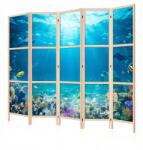 ARTTRIX Japán dekoratív egyoldalas paraván 225x172 Állatok Halak Óceán (7-2-6-0-3d-1-2-5)