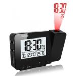 GARNI ébresztőóra fekete 13, 6 cm (GATGARNI140)