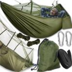  Kétszemélyes Kerti Túra Függőágy Szúnyoghálóval Túlélő Kemping Szilárd (82257)