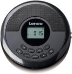 Lenco CD-340BK Hordozható CD lejátszó Fekete (CD-340BK)