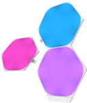Nanoleaf Panouri luminoase modulare inteligente Nanoleaf pent extindere Shapes Hexagons, LED RGBW, 3 panouri (NL42-0001HX-3PK)