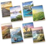 Pigna Paesaggi A4 tűzött 42 lapos kockás füzet (P1111-0861) - officedepot