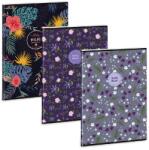 Ars Una Wild Bloom mix 5247 A4 extra kapcsos sima füzet (53802477)