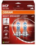 OSRAM Osram 64210NL-2HB 12V 55W H7 Px26d Night Breaker Laser fényszóróizzó, Duo Pack