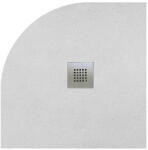 Radaway Kios A íves lapos zuhanytálca 80x80 fehér