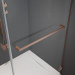 Radaway Szálcsiszolt réz törölközőtartó