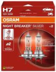 OSRAM Osram 64210NBS-2HB 12V 55W H7 PX26d Night Breaker Silver fényszóróizzó, Duo Pack (64210NBS)