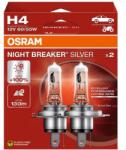 OSRAM Osram 64193NBS-2HB 12V 60/55W H4 P43t-38 Night Breaker Silver fényszóróizzó, Duo Pack (64193NBS)