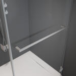 Radaway Szálcsiszolt króm törölközőtartó