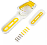 Spyral kerékpártartó falra System fehér/sárga