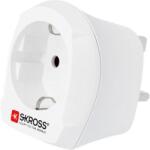 Skross Adaptor priza Skross 1.500230-E, EU-UK, 13A (Alb) (1.500230-E)