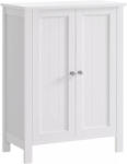 Greman Fürdőszoba Szekrény, 2 Ajtós Szekrény, 60x30x80cm Fehér