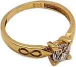 VipGold Златен годежен пръстен 2.42 гр (pr003)