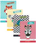 Herlitz Set 4 caiete Tip 1 Herlitz, 24 file, 75g/mp, Motiv cute animals (9475870-4)