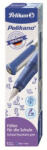 Pelikan Stilou pelikano, penita m, grip ergonomic, pentru dreptaci, 1 patron mare albastru inclus, culoare albastru, in cutie de carton (824439)