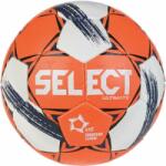 Select Ultimate EHF European League kézilabda - hivatalos mérkőzéslabda, narancssárga/fehér, 3-as méret