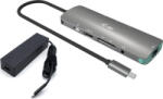 i-tec Statie de andocare I-tec C31NANOLANPD100 USB 3.2 Gen 1 Type-C 100 W gri 130x43x15mm (C31NANOLANPD100)