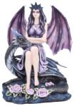 Nemesis Now Statuetă Nemesis Now Adult: Gothic - Dragon Rose, 27.3 cm (D7396A26) Figurina