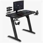 Greman Gamer Asztal SENSE7 Nomad Cybernetic 100×50 Cm, Fekete Carbon