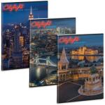 Ars Una City light 24 (5488) A4 extra kapcsos sima füzet 53804884 (53804884)