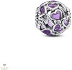 Pandora áttört szívek és anya charm - 793772C01