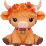 Nemesis Now Statuetă Nemesis Now Adult: Cute - Moo Crew - Marigold (Orange Flower), 10.5 cm (B7442A26) Figurina